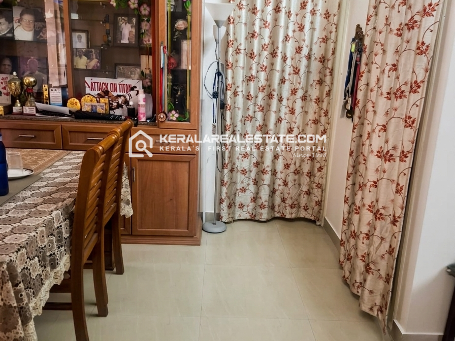 2 BHK Semi Furnished Apartment for Sale in Punkunam, Thrissur 